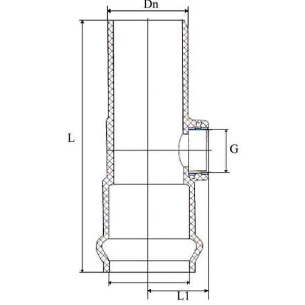 Ð¢ÑÐ¾Ð¹Ð½Ð¸Ðº ÐÐÐÐ¥ Ð½Ð°Ð¿Ð¾ÑÐ½ÑÐ¹ Ñ ÑÐµÐ·ÑÐ±Ð¾Ð²ÑÐ¼ Ð²ÑÑÐ¾Ð´Ð¾Ð¼ 160/2"