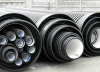 Канализационные трубы разного диаметра